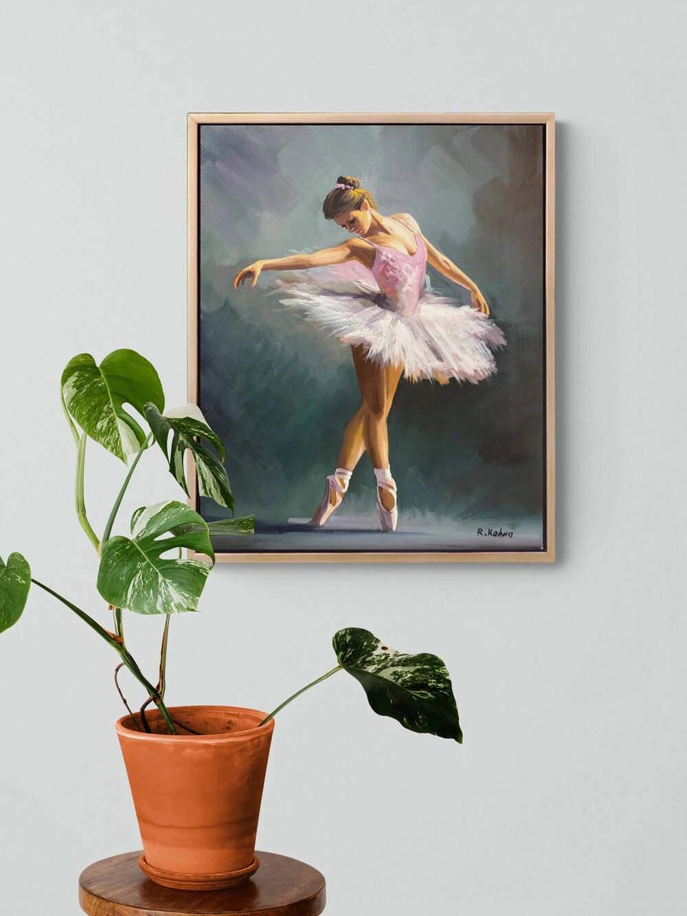 Sessiz Zarafet Yağlı Boya Tablosu