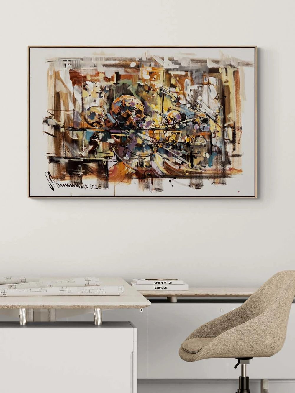 Hatıraların Girdabı Yağlı Boya Tablosu