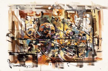 Hatıraların Girdabı Yağlı Boya Tablosu