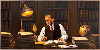Mustafa Kemal’in Odasında Yağlı Boya Tablosu