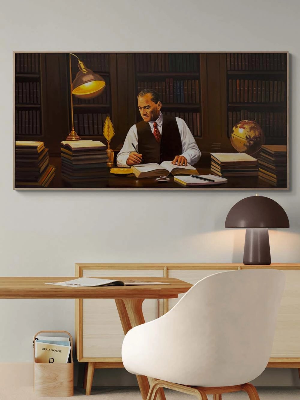 Mustafa Kemal’in Odasında Yağlı Boya Tablosu