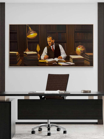 Mustafa Kemal’in Odasında Yağlı Boya Tablosu