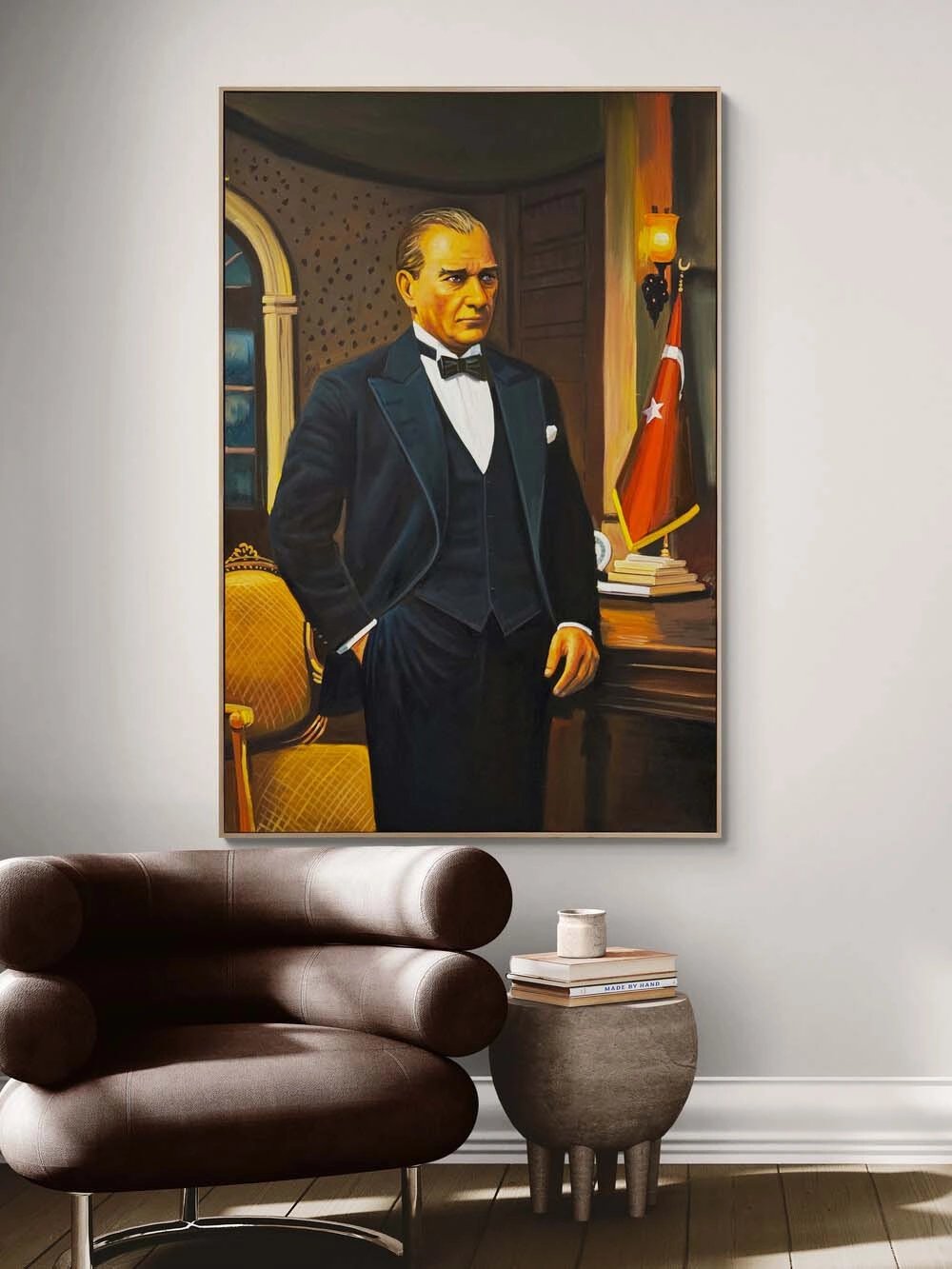 Mustafa Kemal’in Sessizliği Yağlı Boya Tablosu