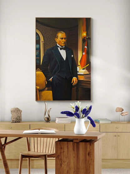 Mustafa Kemal’in Sessizliği Yağlı Boya Tablosu