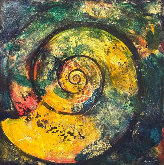 Varlığın Döngüsü Yağlı Boya Tablosu