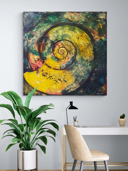 Varlığın Döngüsü Yağlı Boya Tablosu