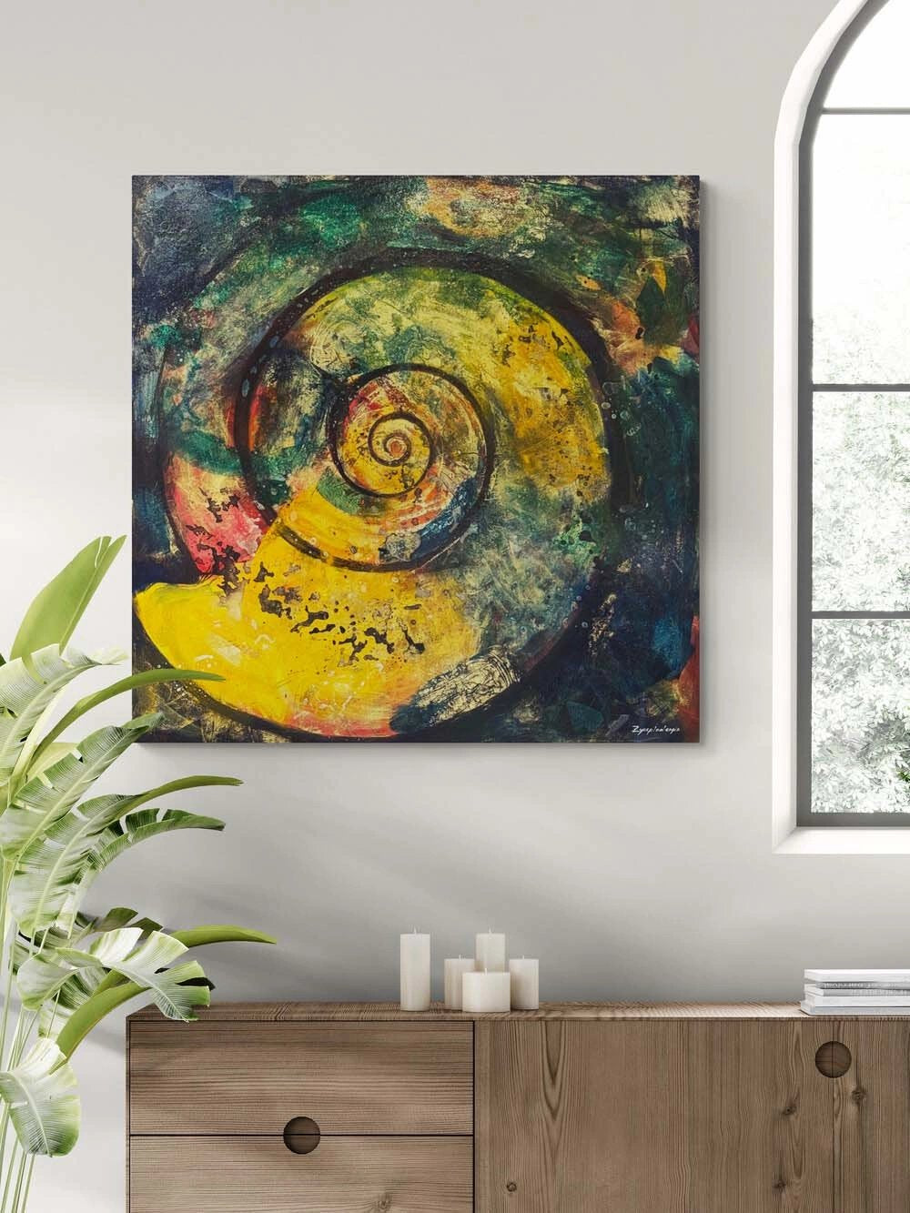 Varlığın Döngüsü Yağlı Boya Tablosu