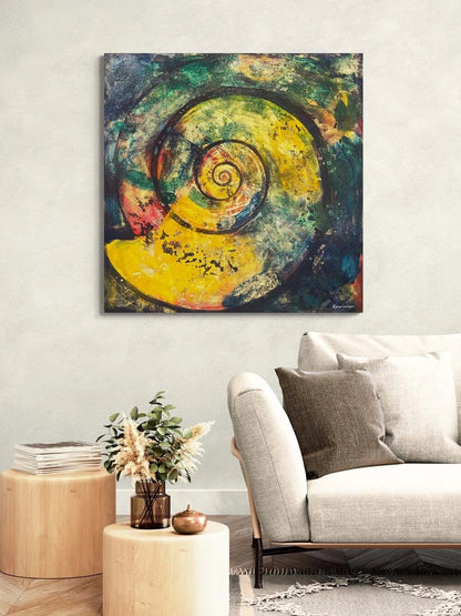 Varlığın Döngüsü Yağlı Boya Tablosu