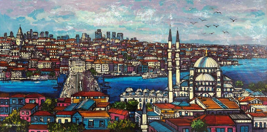 Akşamüstü Seferleri Yağlı Boya Tablosu