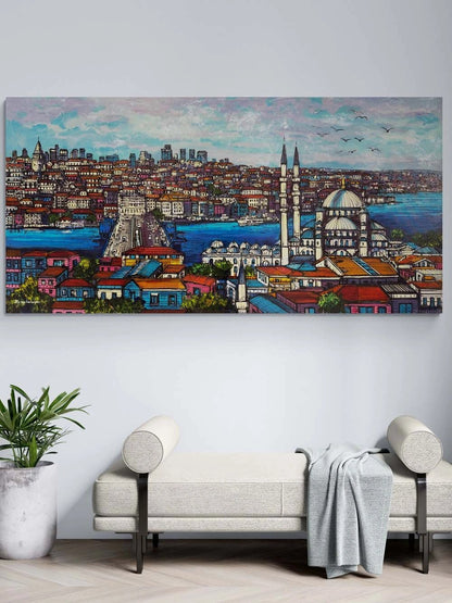 Akşamüstü Seferleri Yağlı Boya Tablosu