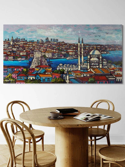 Akşamüstü Seferleri Yağlı Boya Tablosu