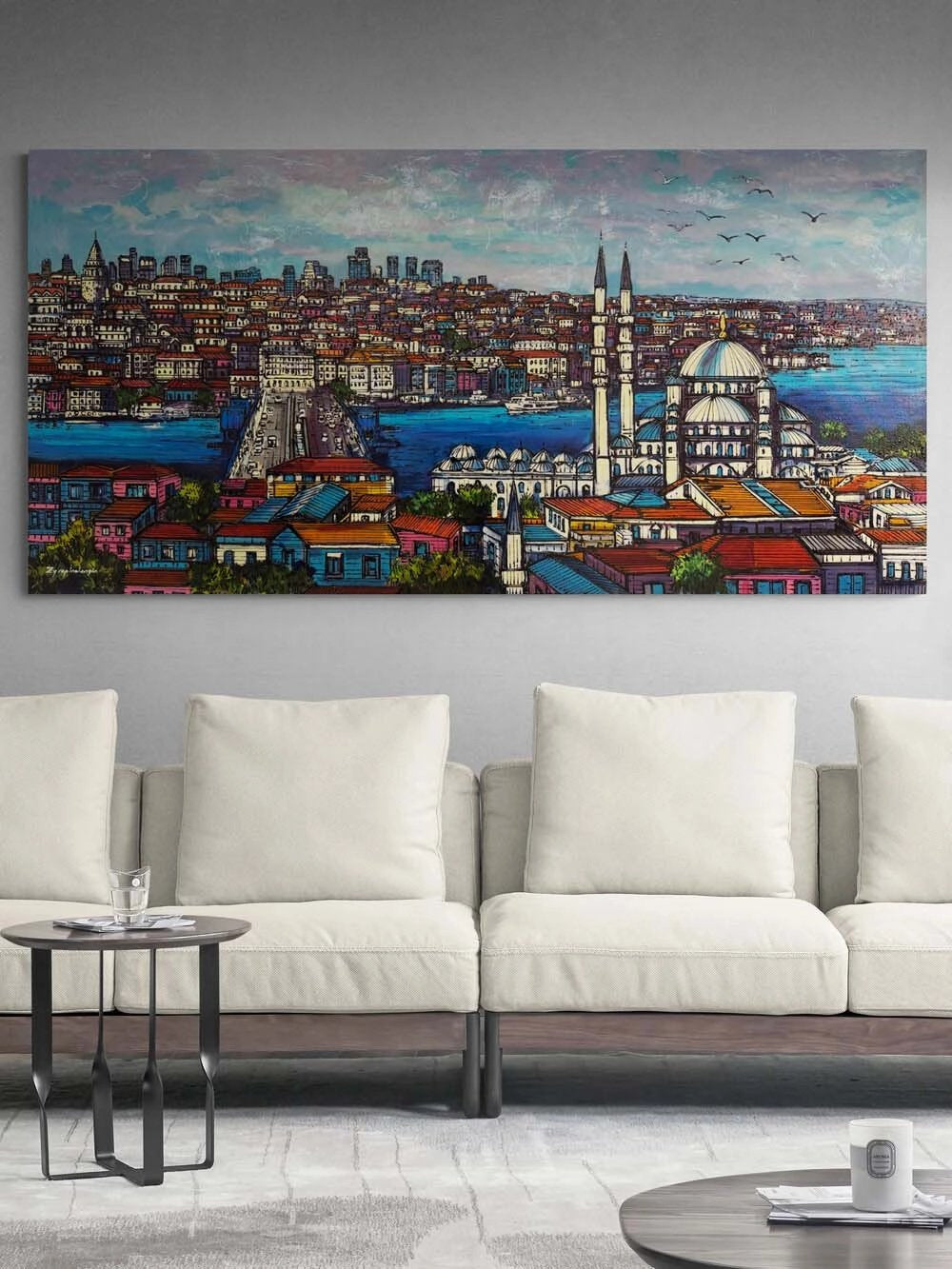 Akşamüstü Seferleri Yağlı Boya Tablosu