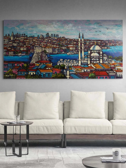 Akşamüstü Seferleri Yağlı Boya Tablosu