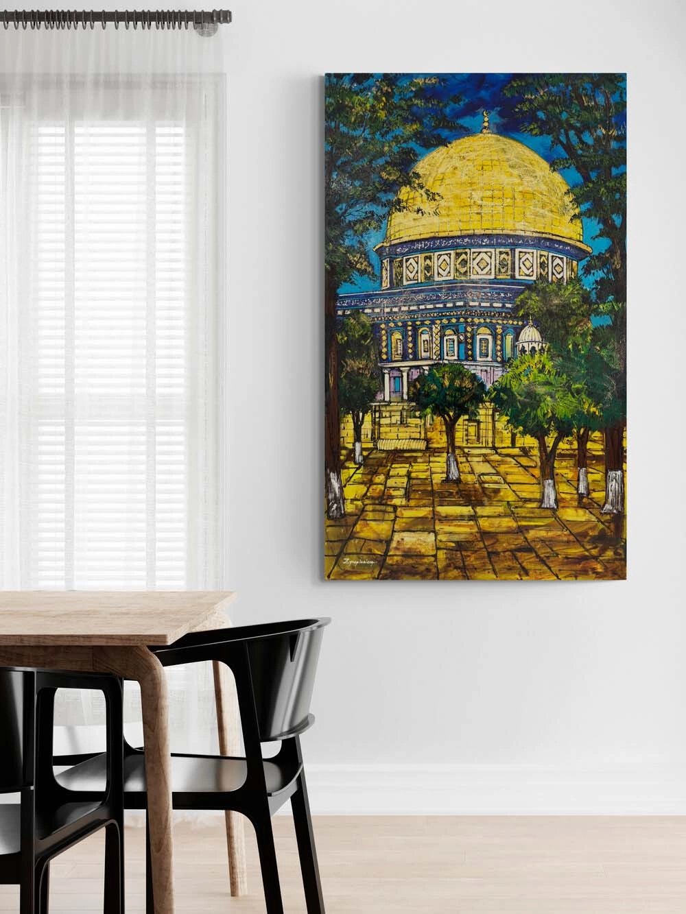 Kubbetü’s Sahra Yağlı Boya Tablosu