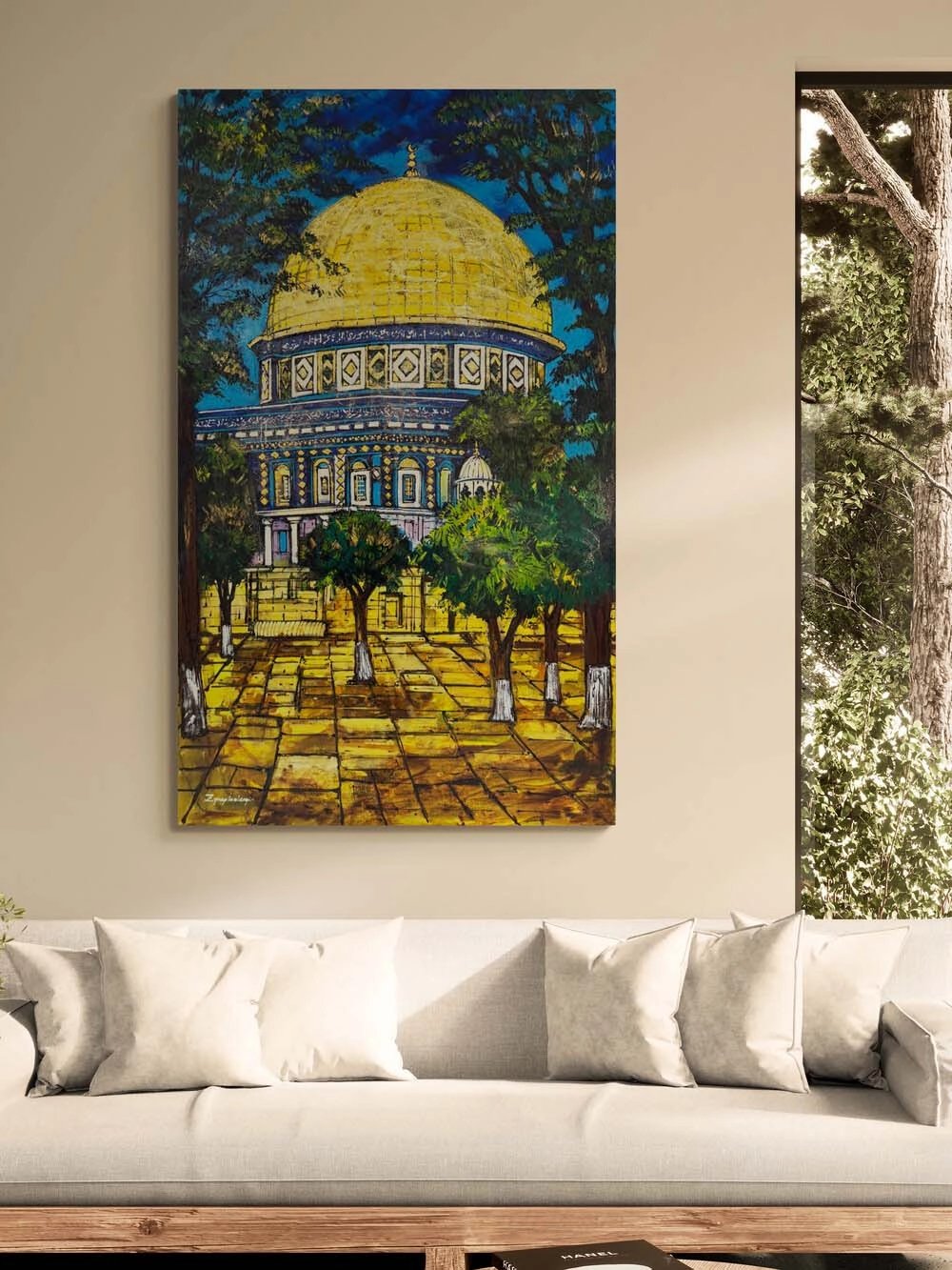 Kubbetü’s Sahra Yağlı Boya Tablosu