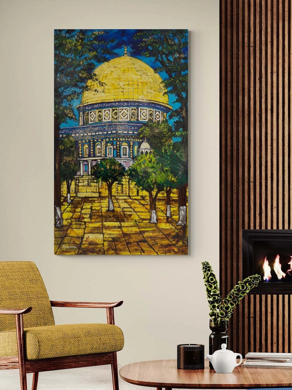 Kubbetü’s Sahra Yağlı Boya Tablosu