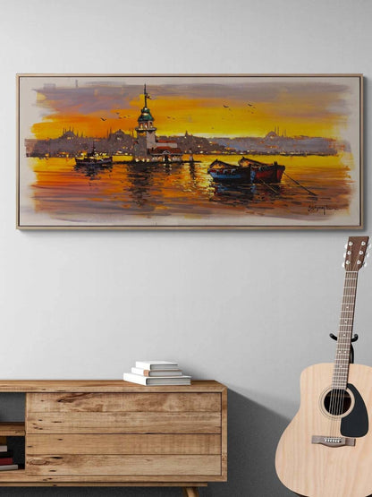 Kulenin Gördüğü Zaman Yağlı Boya Tablosu