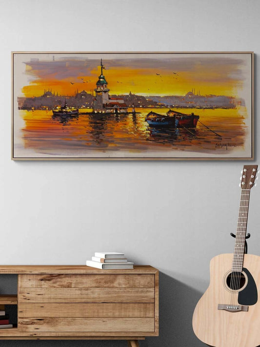 Kulenin Gördüğü Zaman Yağlı Boya Tablosu