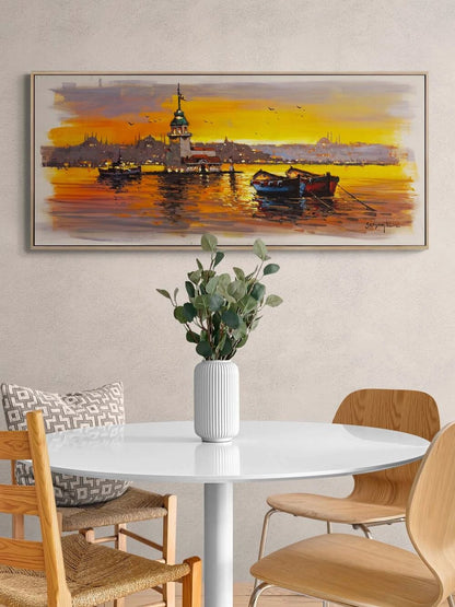 Kulenin Gördüğü Zaman Yağlı Boya Tablosu