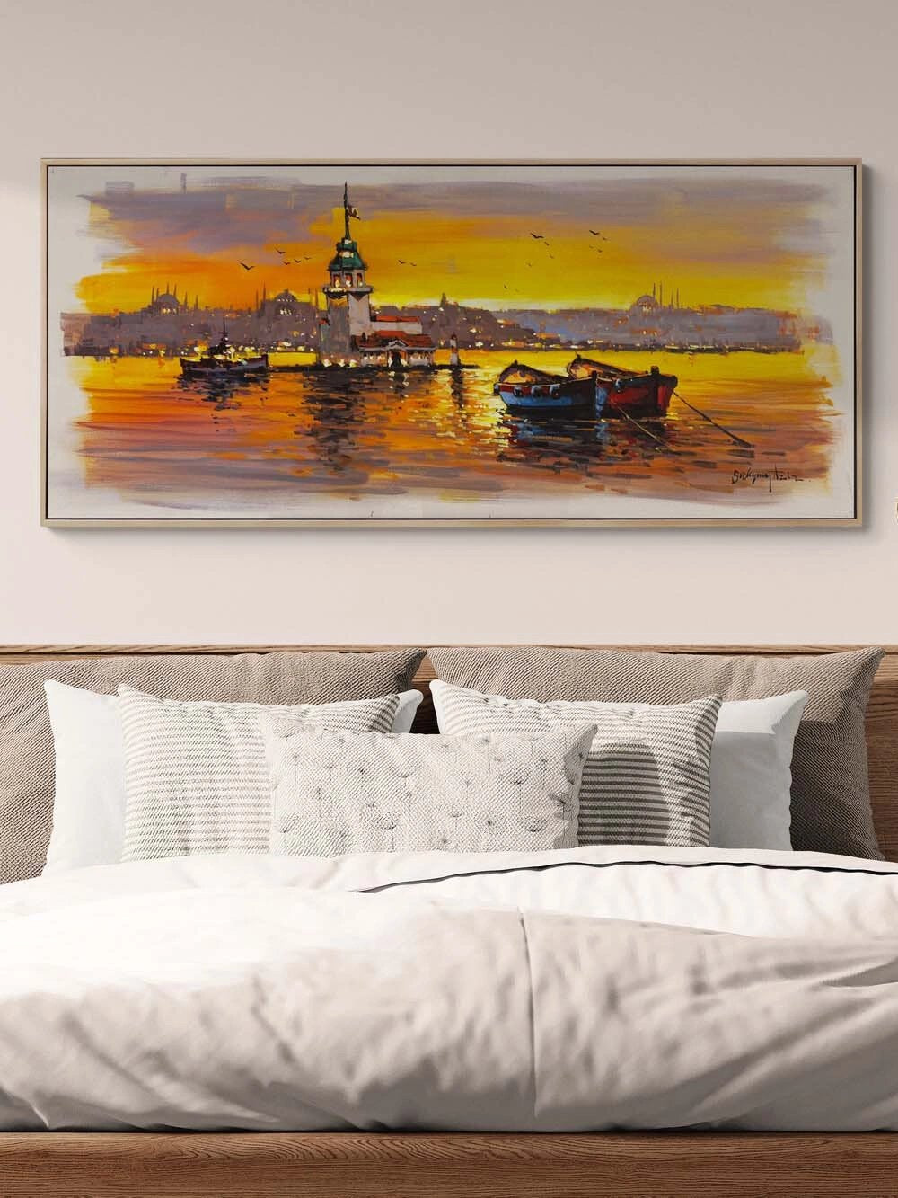 Kulenin Gördüğü Zaman Yağlı Boya Tablosu