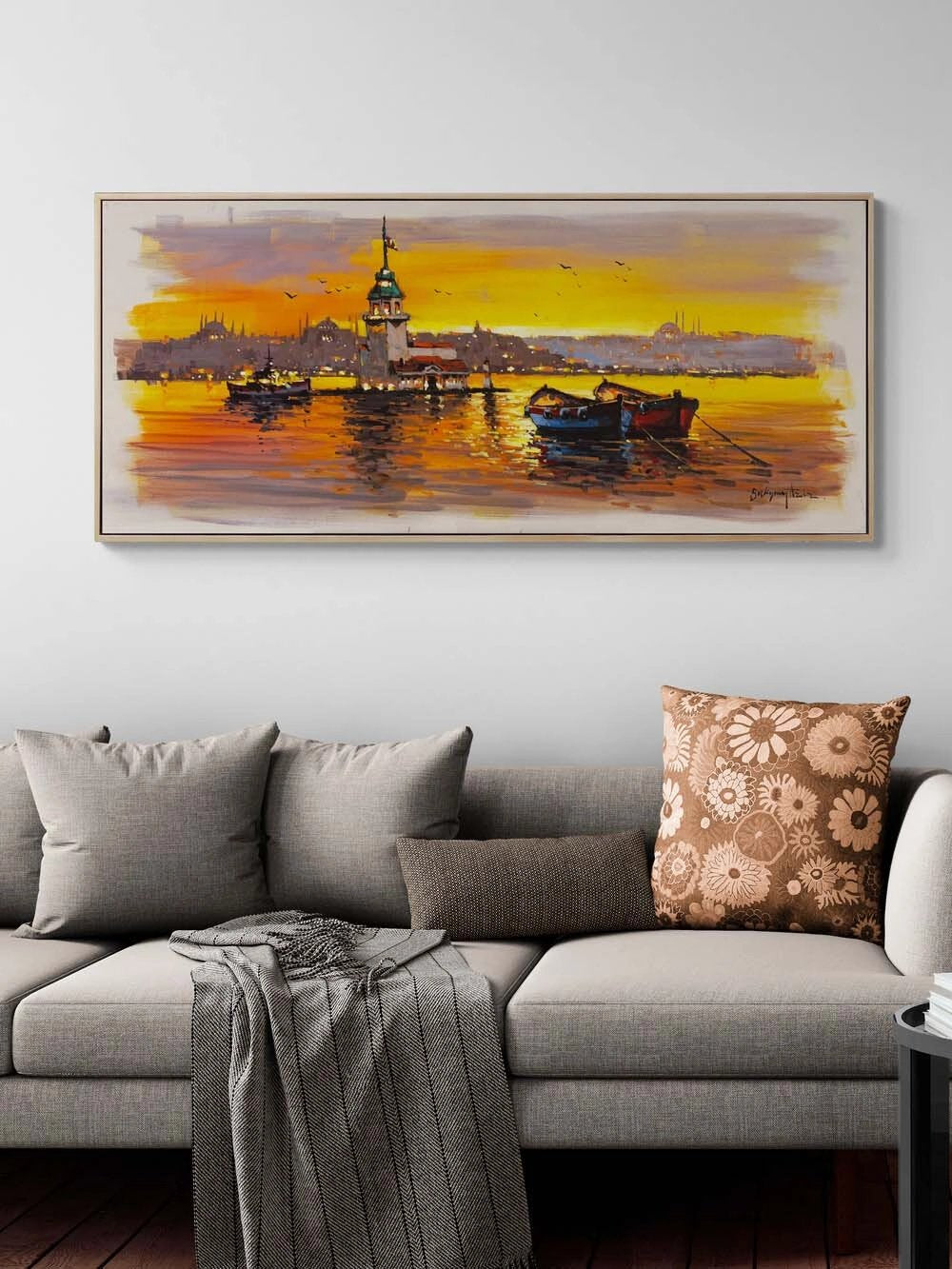 Kulenin Gördüğü Zaman Yağlı Boya Tablosu