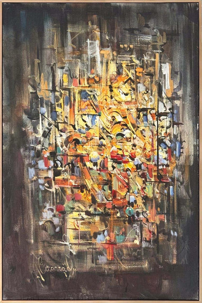 Bilinç Kırıkları Yağlı Boya Tablosu