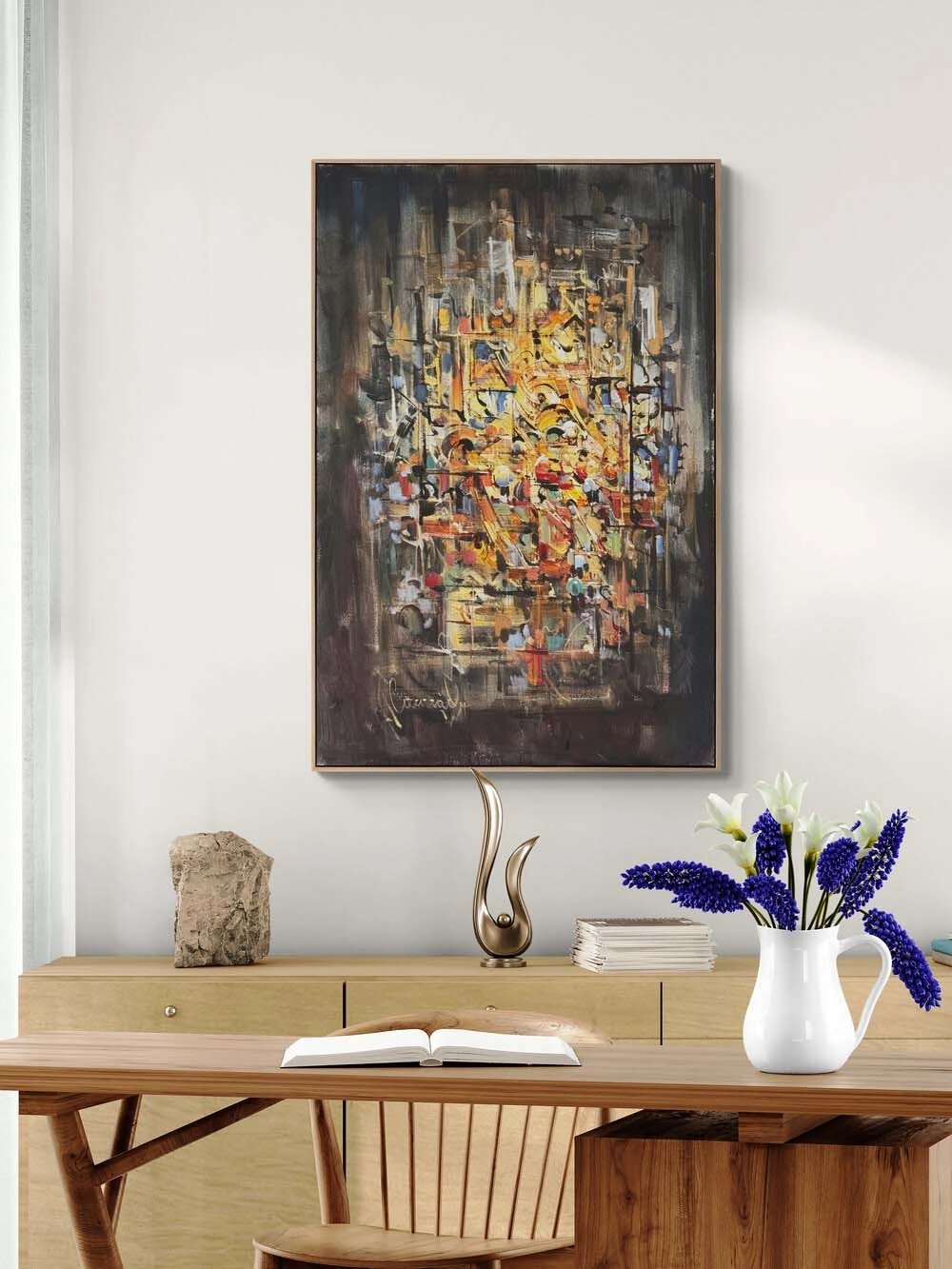 Bilinç Kırıkları Yağlı Boya Tablosu