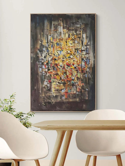 Bilinç Kırıkları Yağlı Boya Tablosu