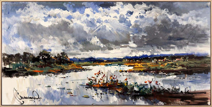 Bulutların Altında Yağlı Boya Tablosu