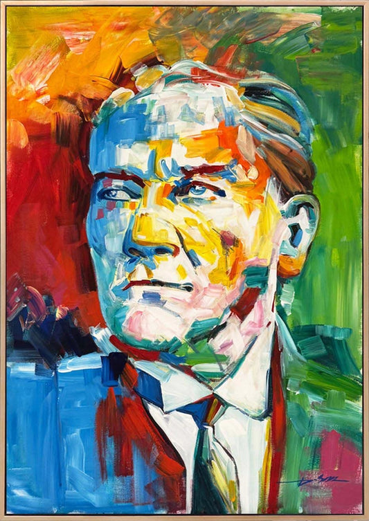 Renklerde Çağdaş Lider Yağlı Boya Tablosu
