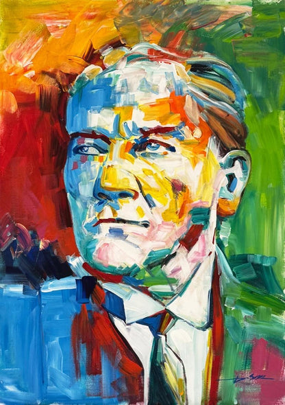 Renklerde Çağdaş Lider Yağlı Boya Tablosu