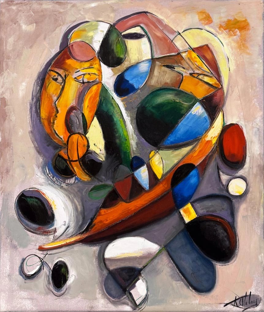 Çoklu Figür Yağlı Boya Tablosu