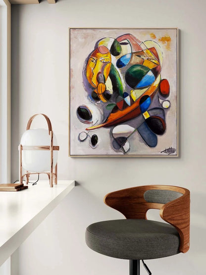 Çoklu Figür Yağlı Boya Tablosu