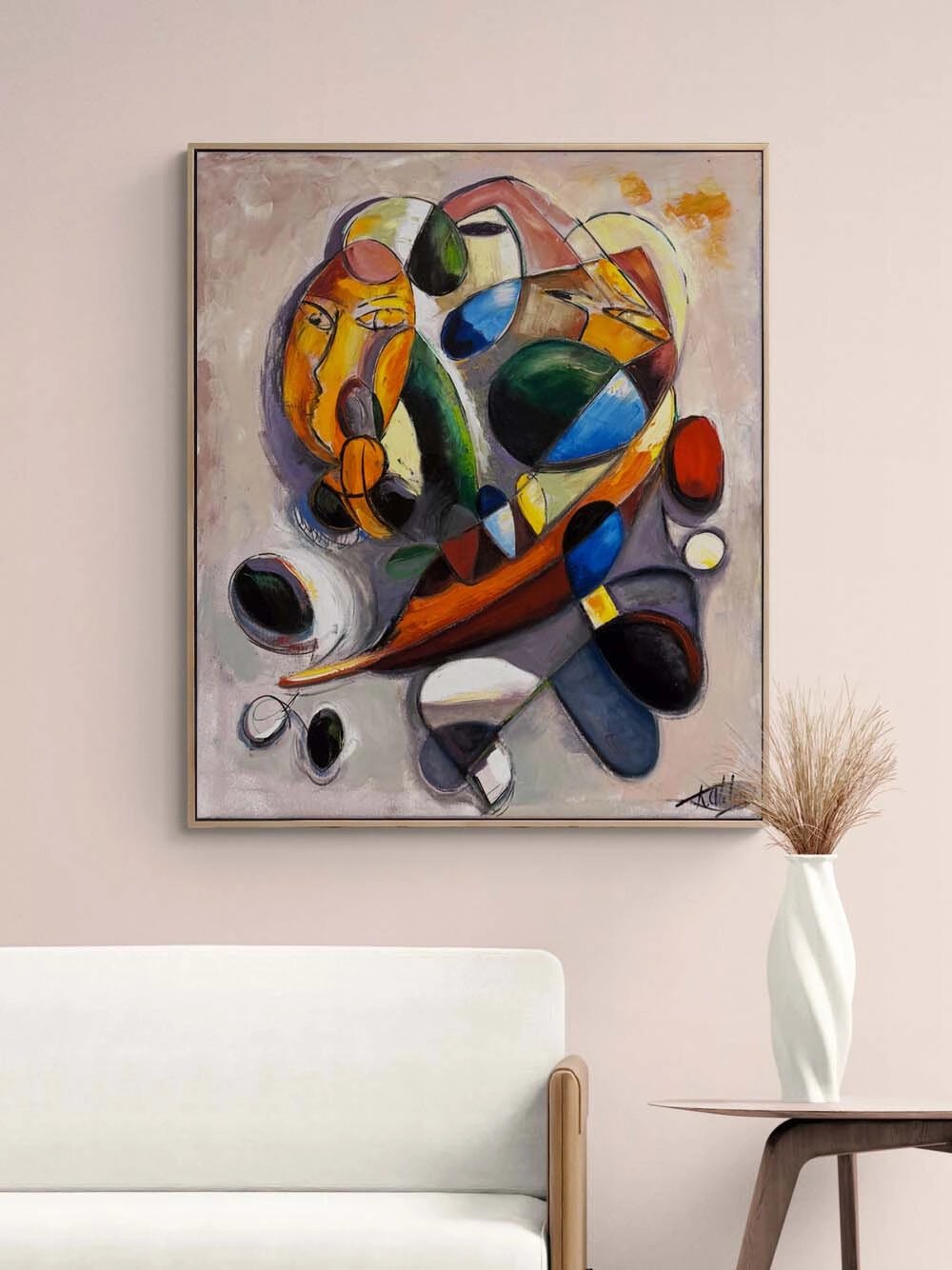 Çoklu Figür Yağlı Boya Tablosu