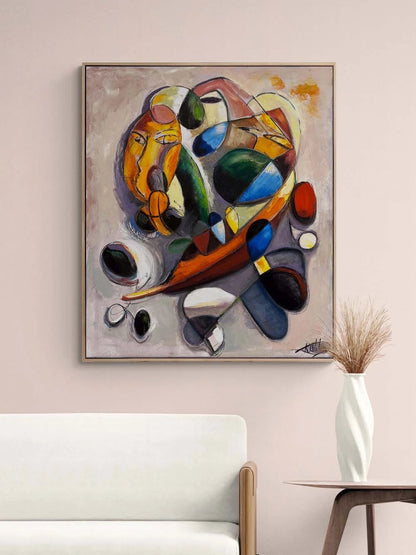 Çoklu Figür Yağlı Boya Tablosu