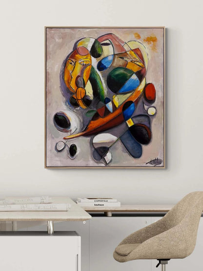 Çoklu Figür Yağlı Boya Tablosu