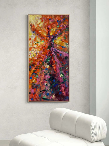 Aşkın Eşiğinde Semazen Yağlı Boya Tablosu