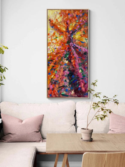 Aşkın Eşiğinde Semazen Yağlı Boya Tablosu