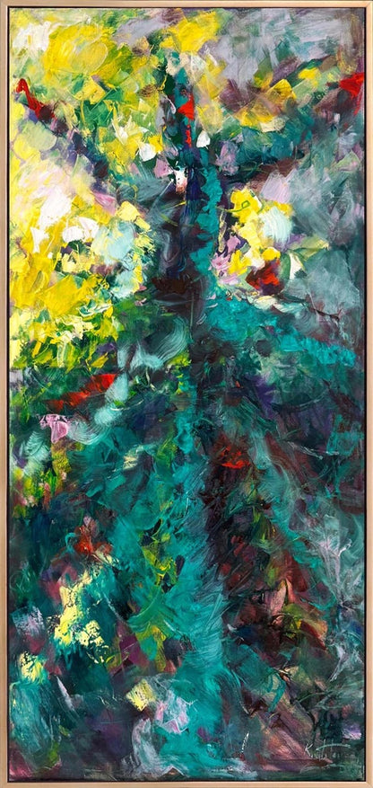 Renklerle Sema Yağlı Boya Tablosu