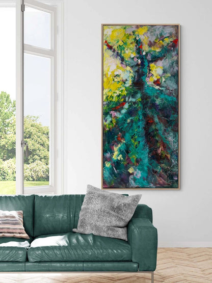 Renklerle Sema Yağlı Boya Tablosu