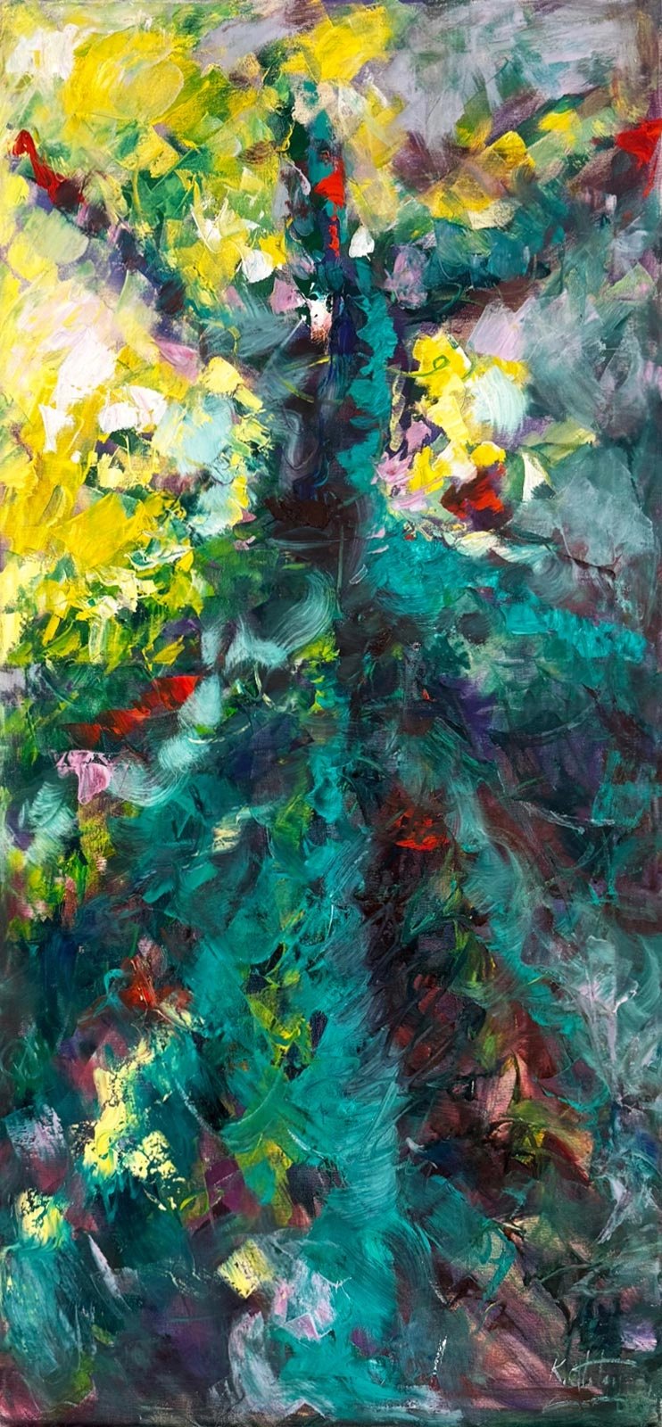 Renklerle Sema Yağlı Boya Tablosu