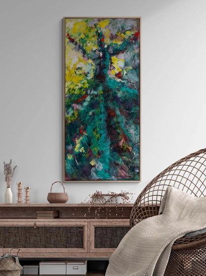 Renklerle Sema Yağlı Boya Tablosu