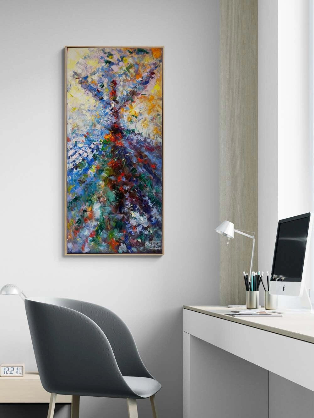 Aşk ile Dönen Semazen Yağlı Boya Tablosu