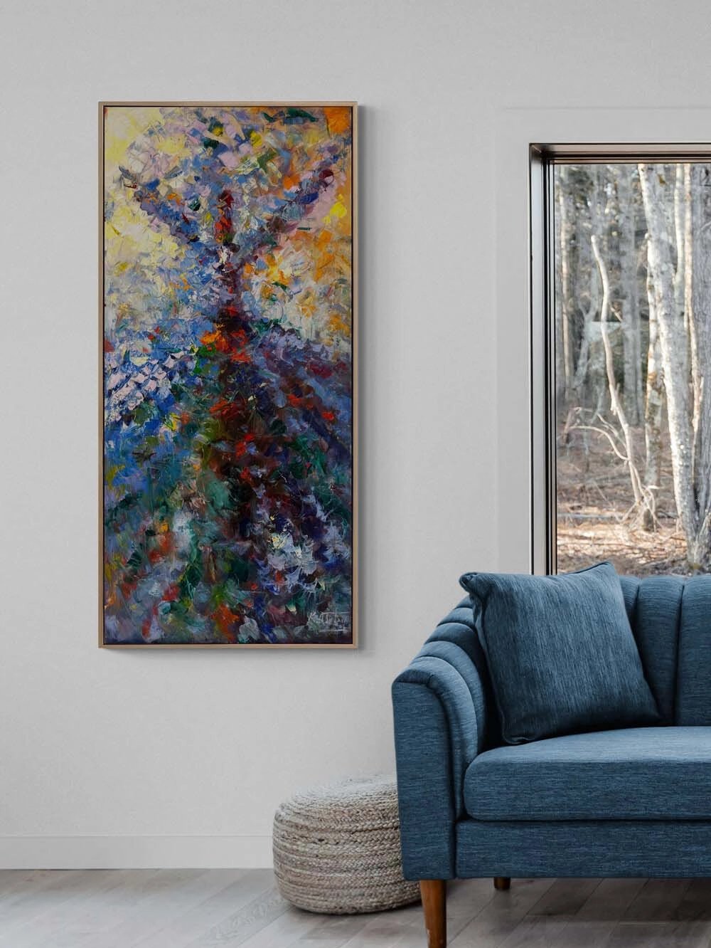 Aşk ile Dönen Semazen Yağlı Boya Tablosu