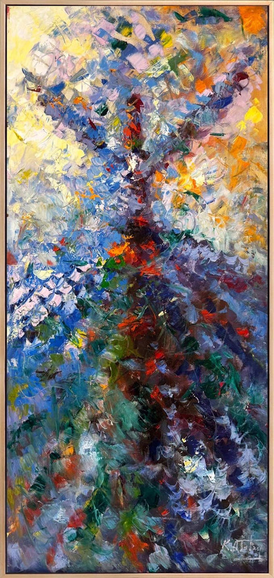 Aşk ile Dönen Semazen Yağlı Boya Tablosu