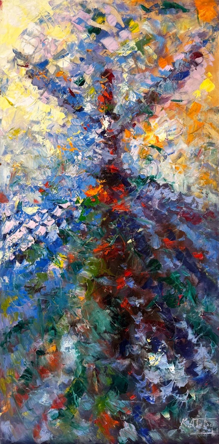 Aşk ile Dönen Semazen Yağlı Boya Tablosu