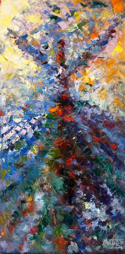 Aşk ile Dönen Semazen Yağlı Boya Tablosu