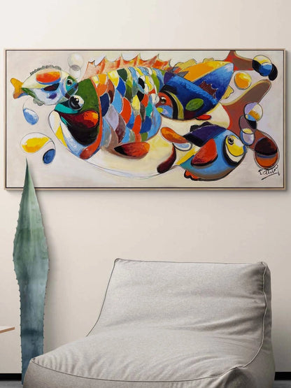Renklerde Balık Yağlı Boya Tablosu