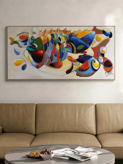 Renklerde Balık Yağlı Boya Tablosu