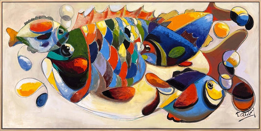 Renklerde Balık Yağlı Boya Tablosu